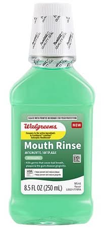 Walgreens Mouthwash, Mint (8.5 fl oz)