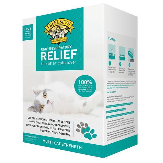 Dr. Elsey's Precious Cat Respiratory Relief Clumping Clay Cat Litter (20 lbs)
