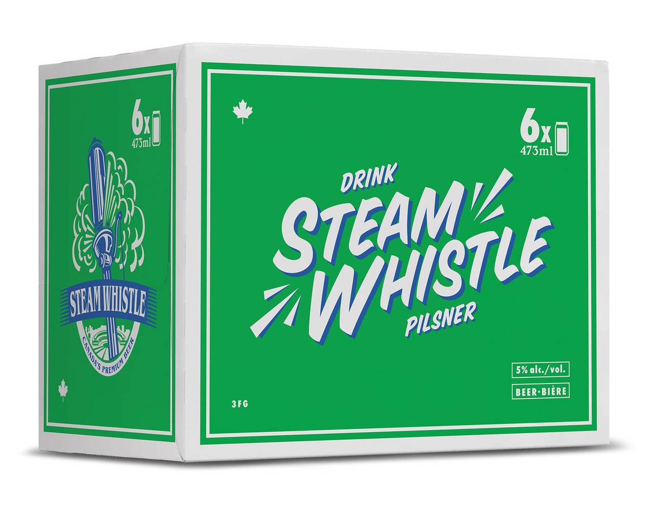 Steam Whistle Pilsner Beer Cans (6 x 473 ml)