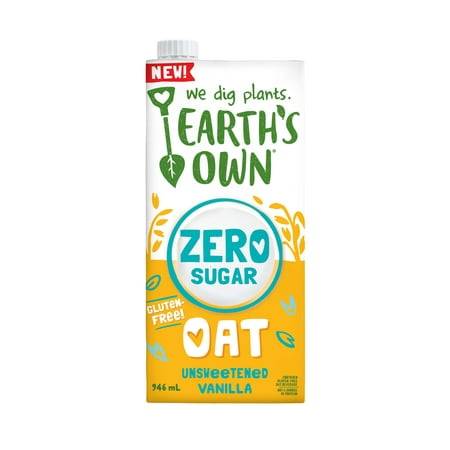 Earth's Own Zero Sugar Oat Milk, Vanilla (946 ml)