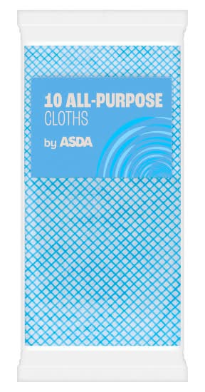 ASDA All Purpose Cleaning Cloths (10 pack)