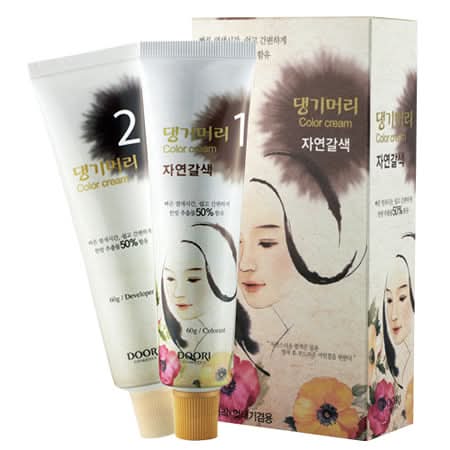 Daeng Gi Meo Ri Hair Dye Color Cream, Natural Brown