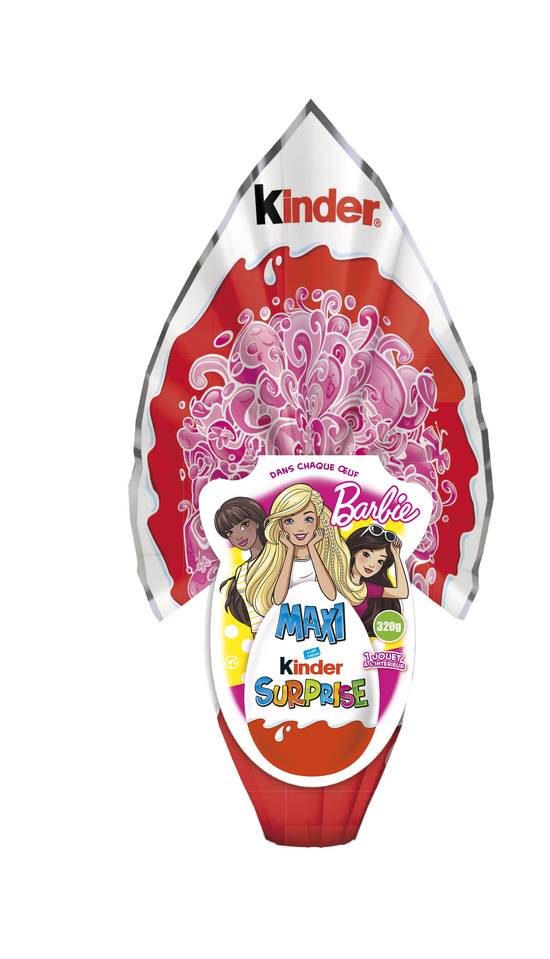 oeuf en chocolat au lait Kinder Surprise, rose, 100 g