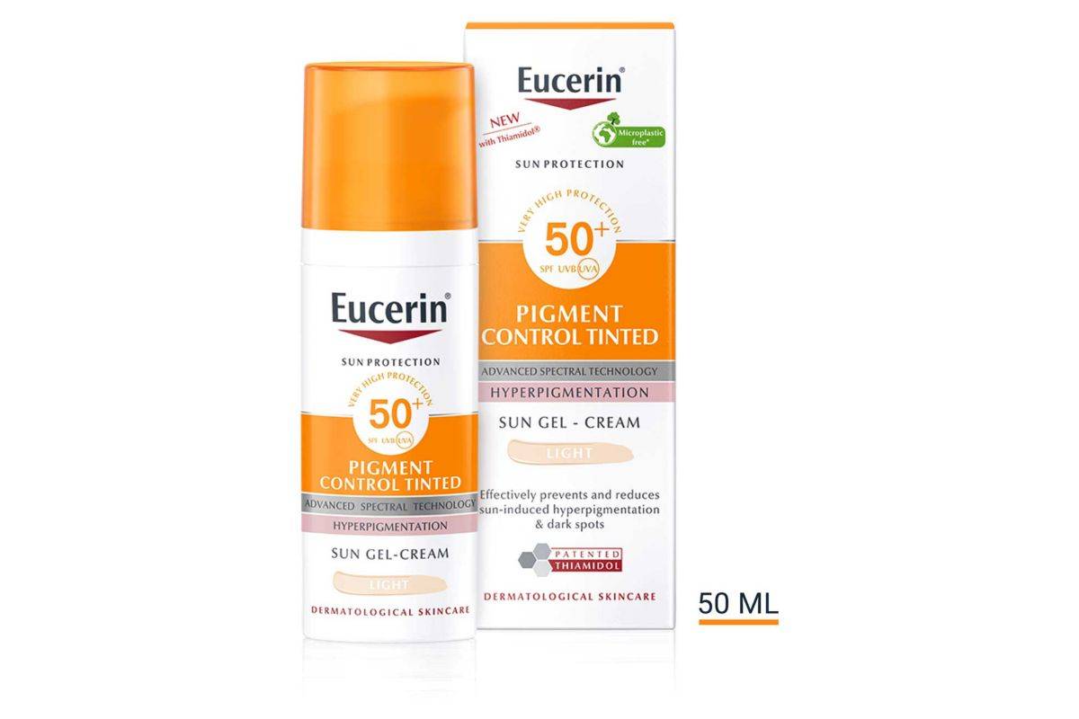 Eucerin Sun Pigment Control Tinted Facial Sun Fluid SPF50+ Light 50ml