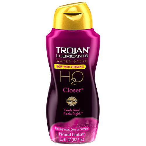 Trojan Lubricants Water Based H2O Closer Personal Lubricant - 5.5 ea