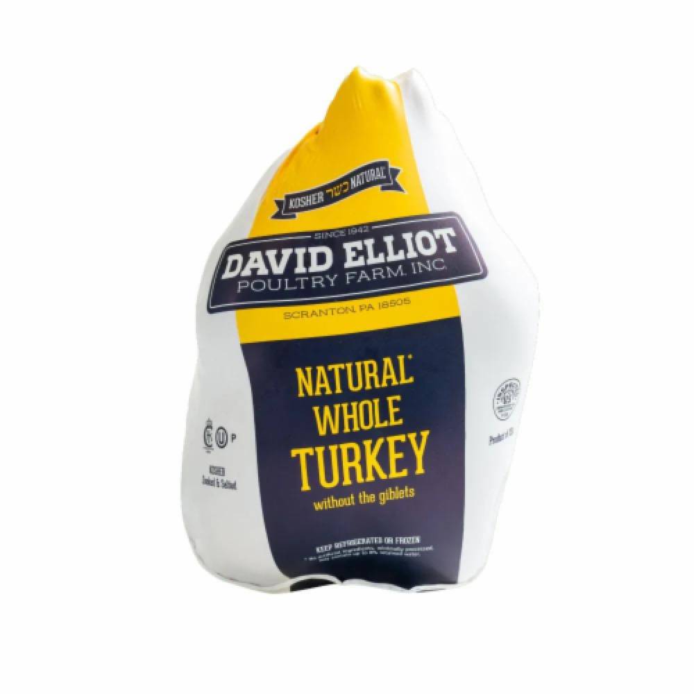 David Elliot Frozen Kosher Turkey