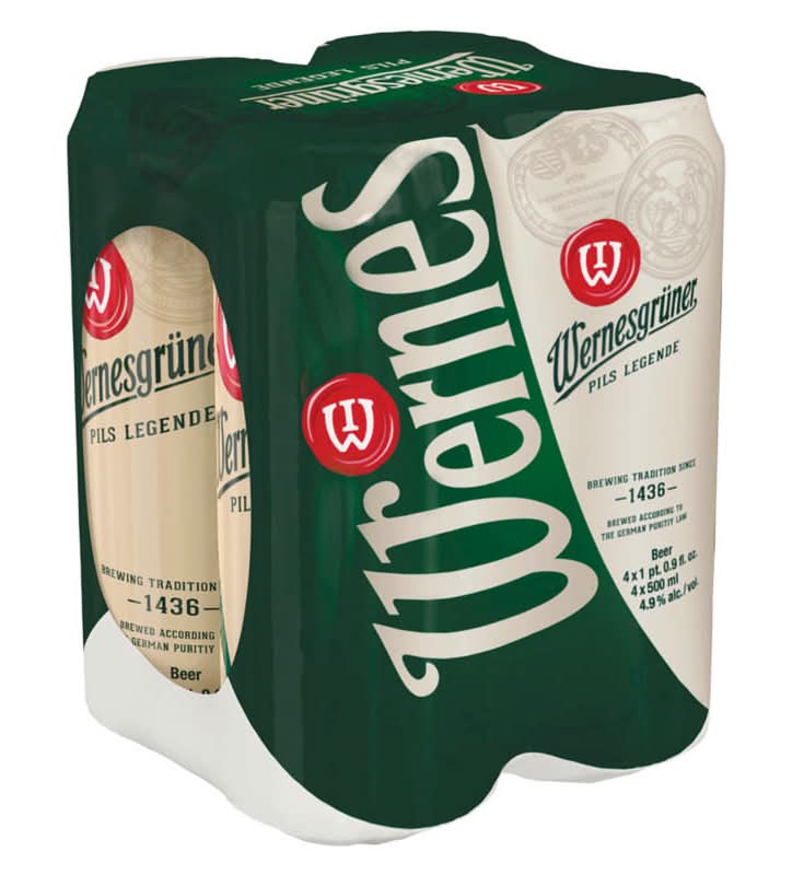 Wernesgruner Pils Legende (4 x 16.9 fl oz)