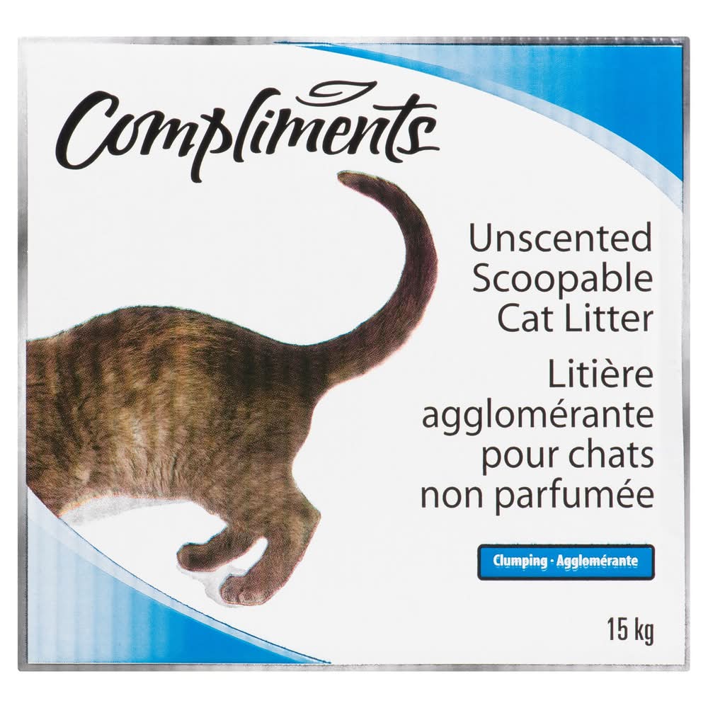Compliments Scoopable Cat Litter (15 kg)