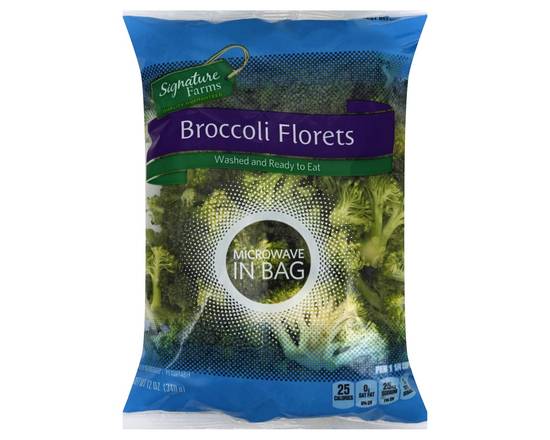 Order Signature Farms · Broccoli Florets (12 oz) food online from Safeway store, Butte on bringmethat.com