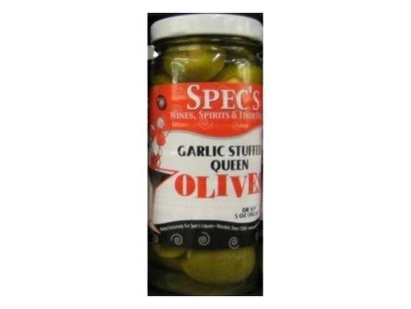 Spec's Garlic Stuffed Queen Olives (5 oz)