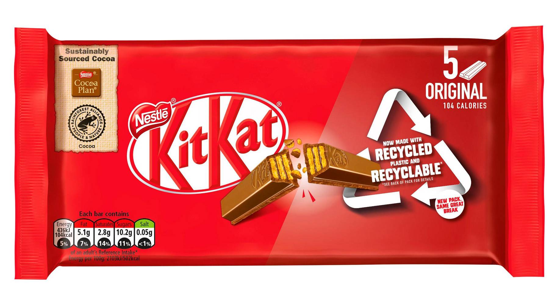 Nestle 5pk Original Kitkat