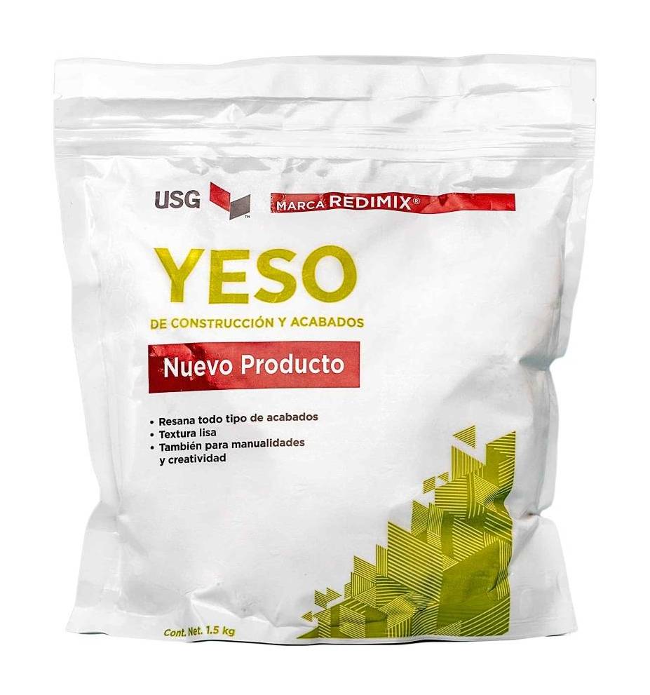 Redimix Usg · Yeso construcción y acabados blanco (1,5 kg)