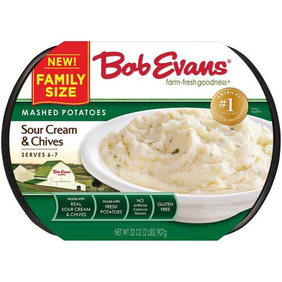 Bob Evans Sour Cream & Chives Mashed Potatoes (32 oz)