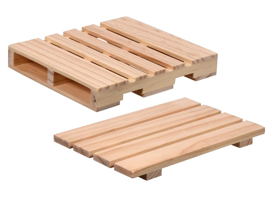 Crafters Square Wood Pallets, 6.125x4 in (2 ct)