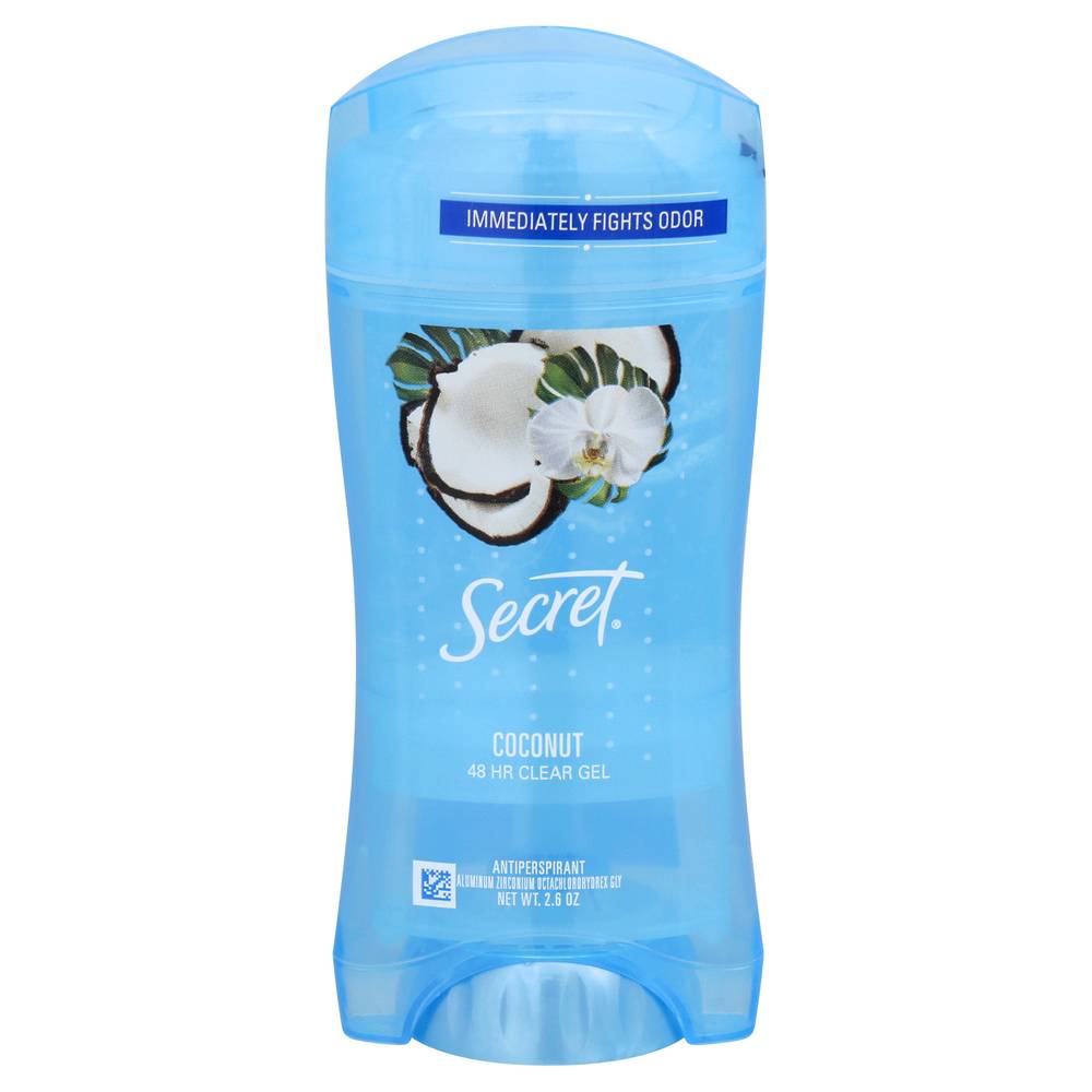 Secret Coconut Clear Gel Antiperspirant (2.6 oz)