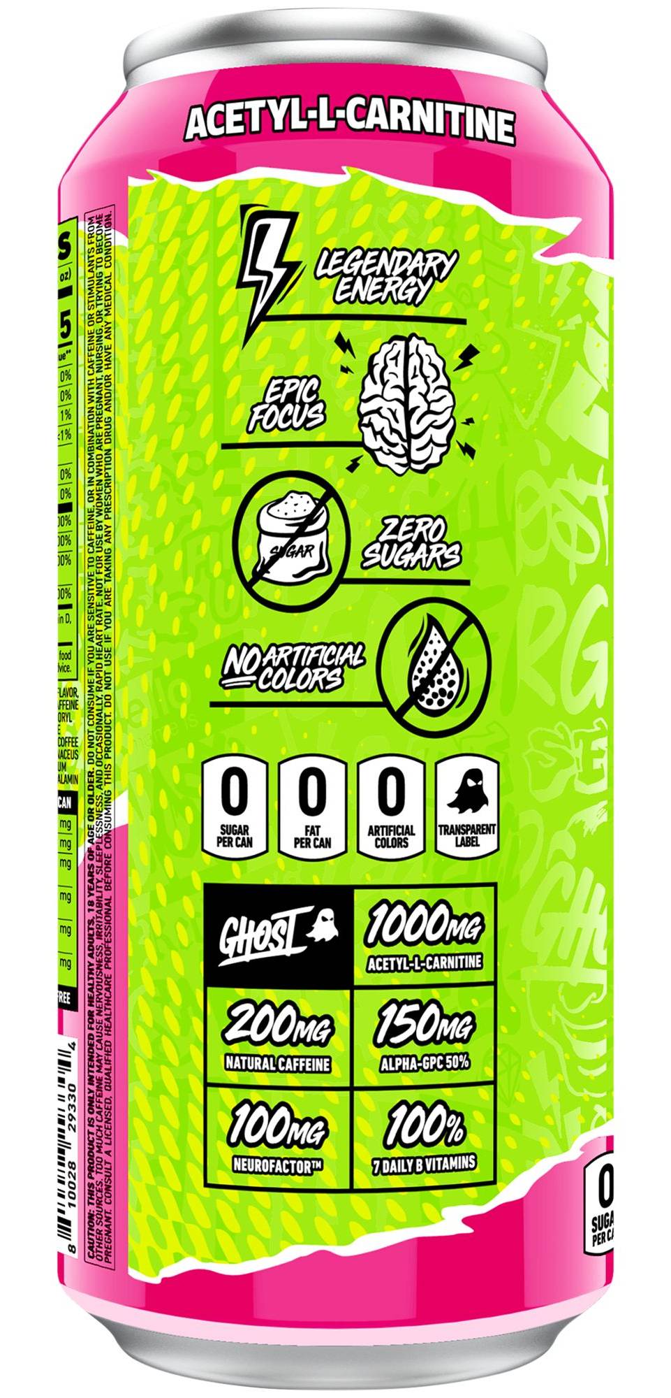 Ghost Energy Drink - Warheads Sour Watermelon (1 Drink)