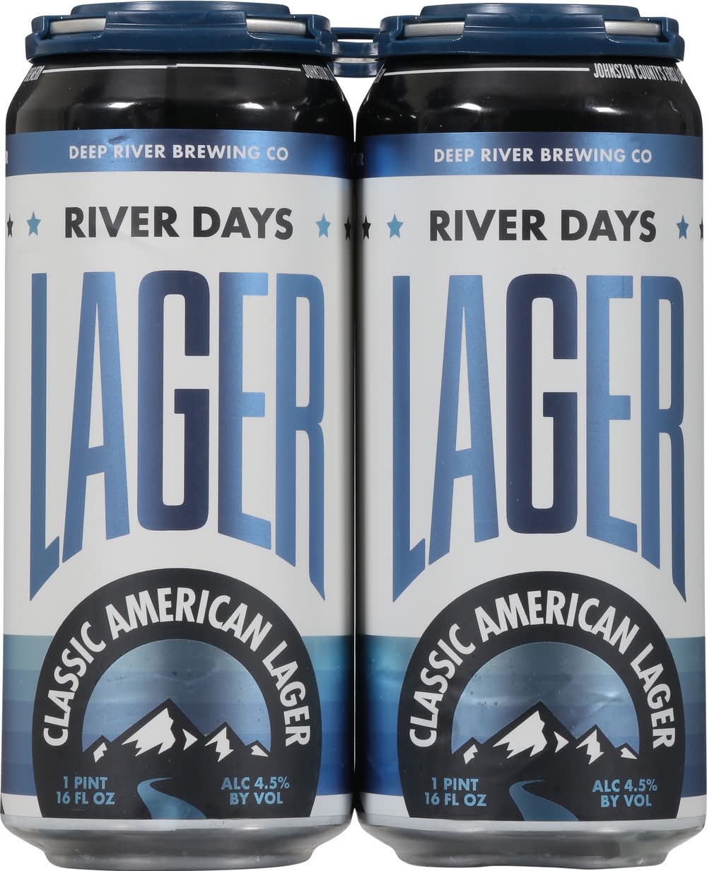 Deep River River Days Lager Beer Delivery Near Me | Order Online | Uber ...