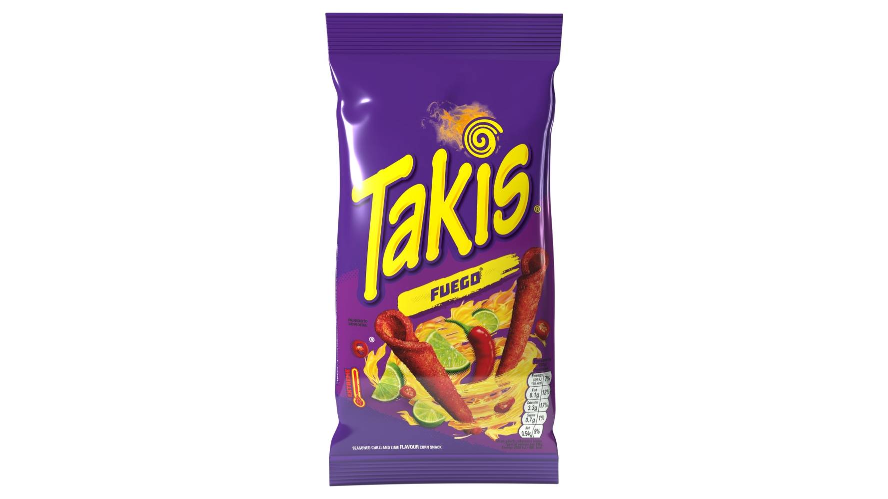 Takis Chilli-Lime, Fuego Tortilla Chips (100g)