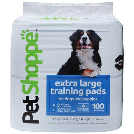 Petshoppe Extra Large Dog Training Pads (100 ct)