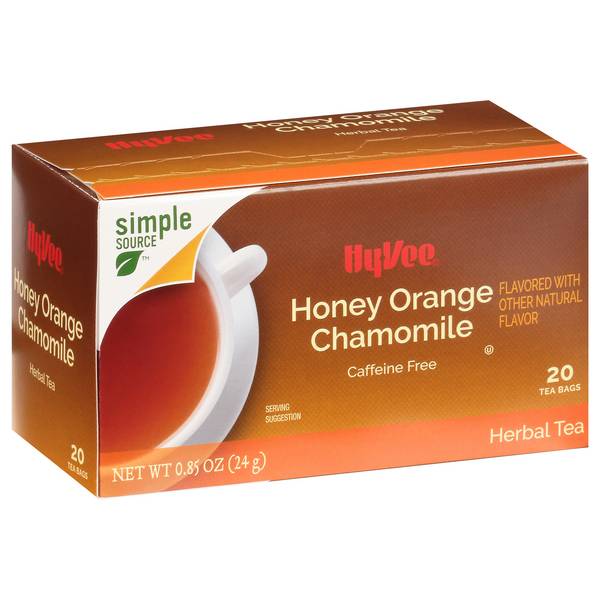 Hy-Vee Honey Orange Chamomile Herbal Tea Bags