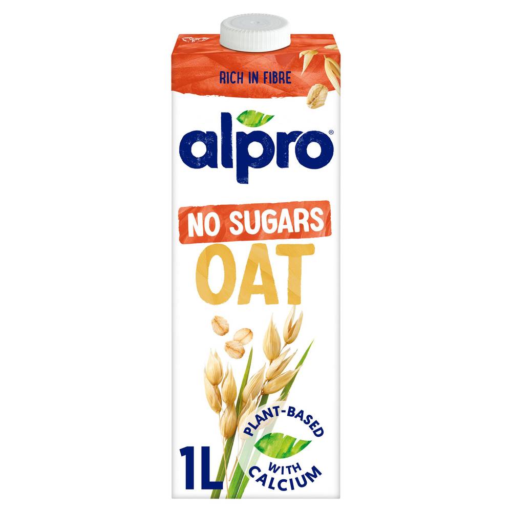 Alpro No Sugars Long Life Oat Drink 1L