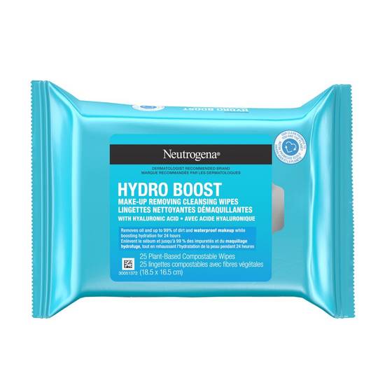 Neutrogena Hydro Boost Make-Up Removing Cleansing Wipes (25 units)