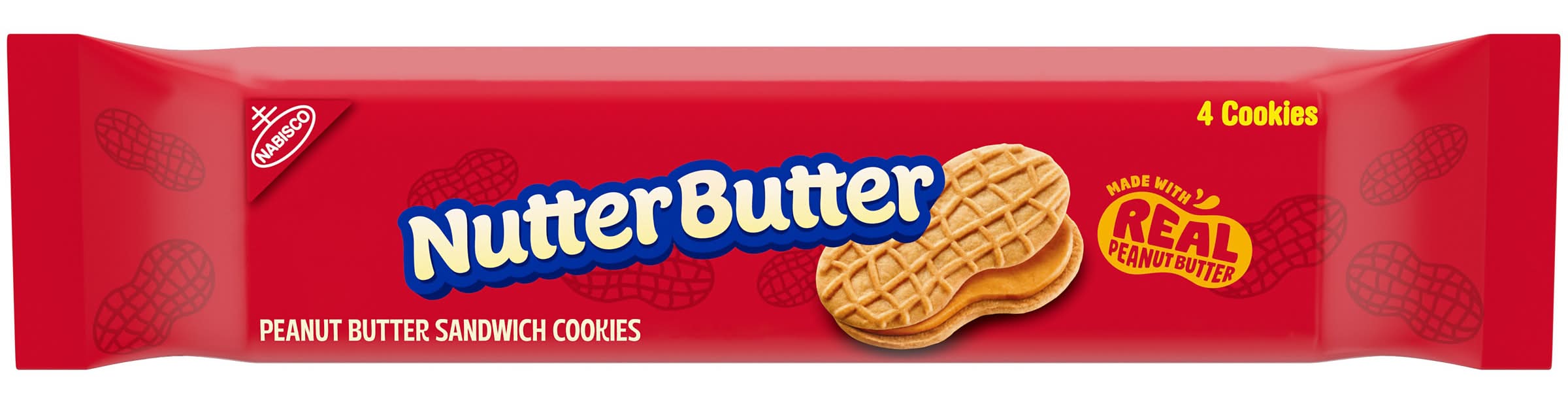 Nutter Butter Sandwich Cookies, Peanut Butter (1.9 oz, 4 ct)