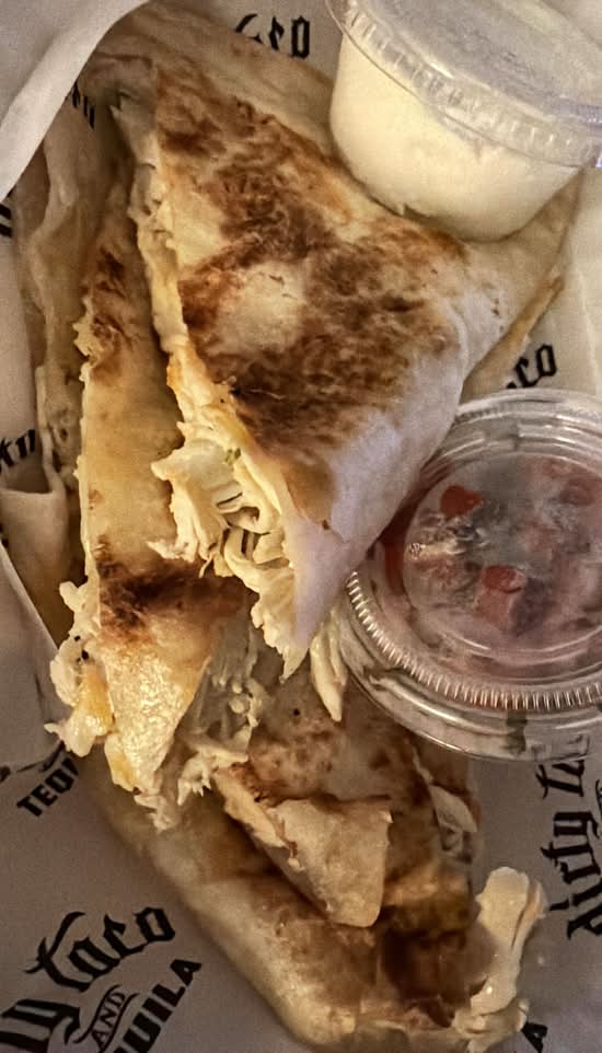 Pulled Chicken Quesadilla