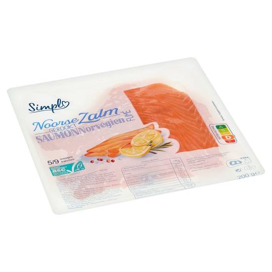 Simpl Saumon Norvégien Fumé 200 g