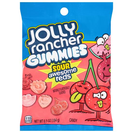 Jolly Rancher Gummies Sour Awesome Reds Candy