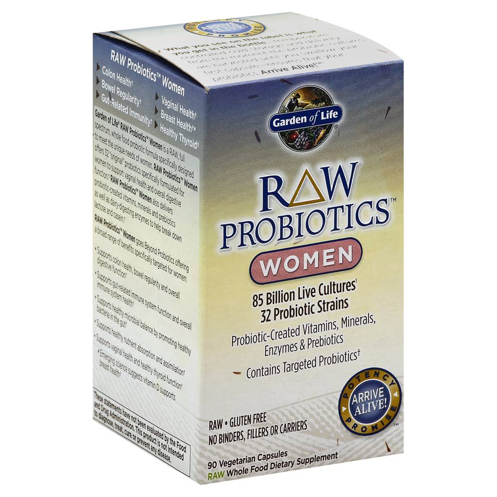 Garden Of Life Raw Whole Food Women Probiotics