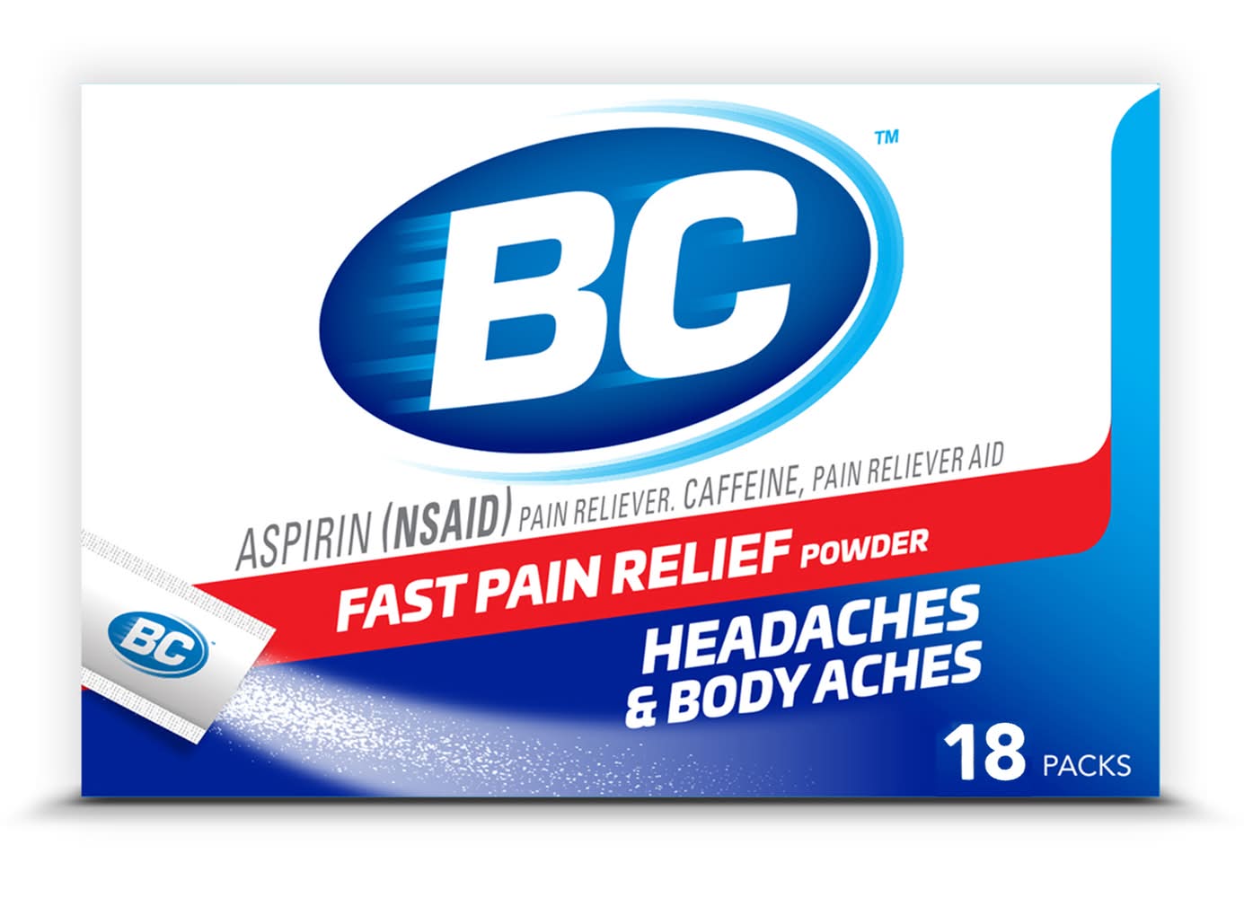 BC Powder Original Strength Pain Reliever (18 ct)
