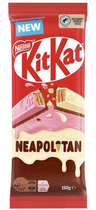 Kit Kat Neopolitan Block