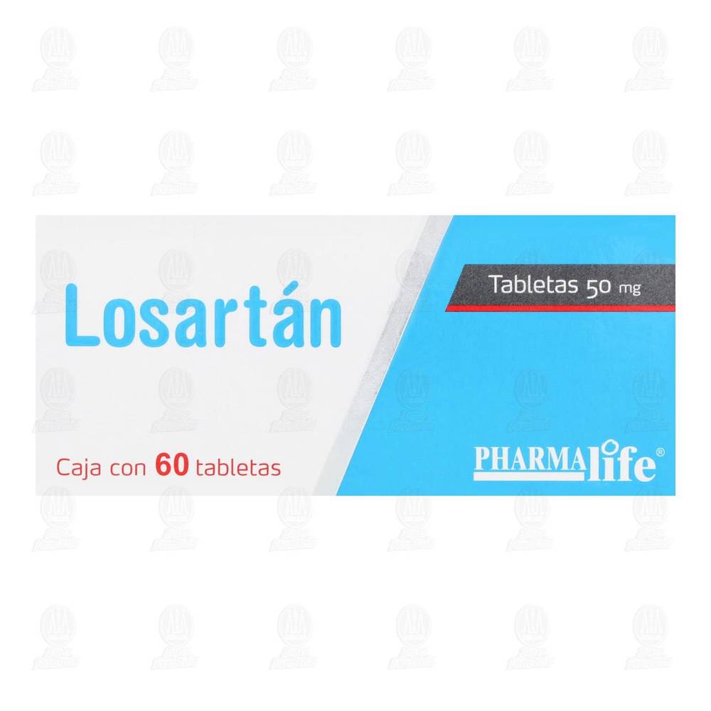 Pharmalife losartán tabletas 50 mg (60 un)