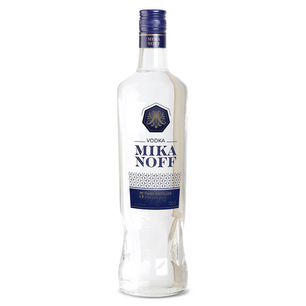 Vodka Cinco Destilaciones Mikanoff Botella 1 L