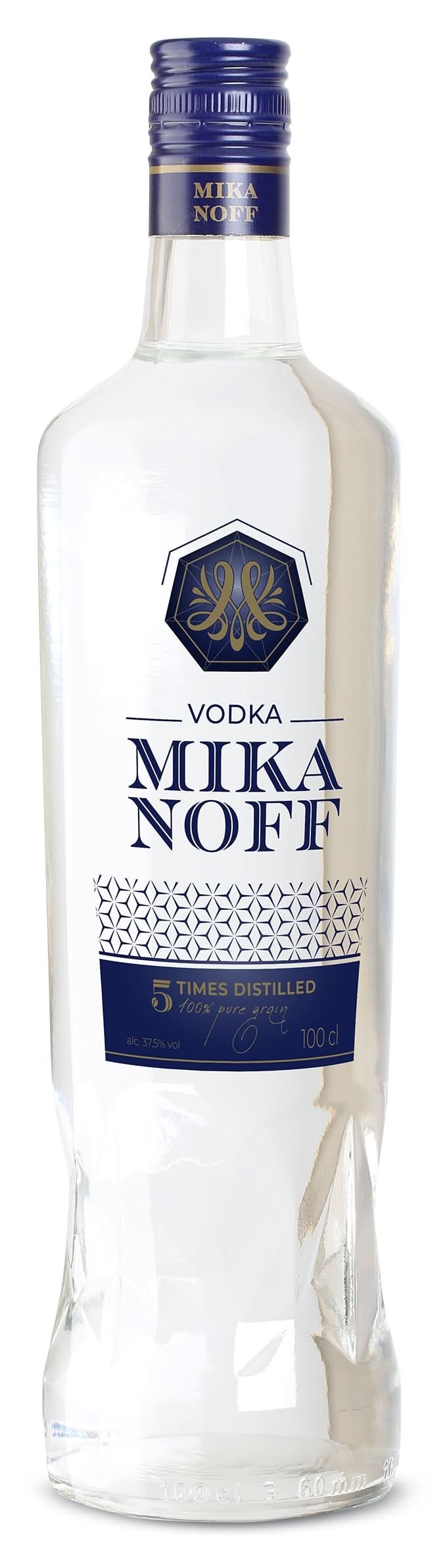 Vodka Cinco Destilaciones Mikanoff Botella 1 L