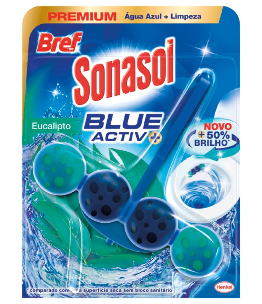 Sonasol - Bloco sanitário blue activ, eucalio, embalagem de 50g