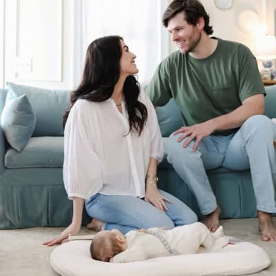 Snuggle Me Organic Curve Infant Lounger, Natural