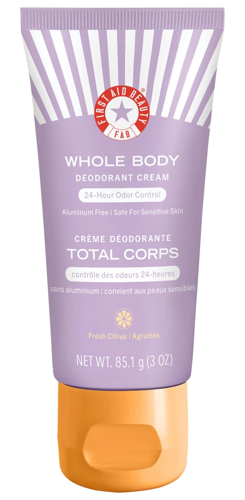First Aid Beauty Whole Body Deodorant Cream 3 oz / 85 mL
