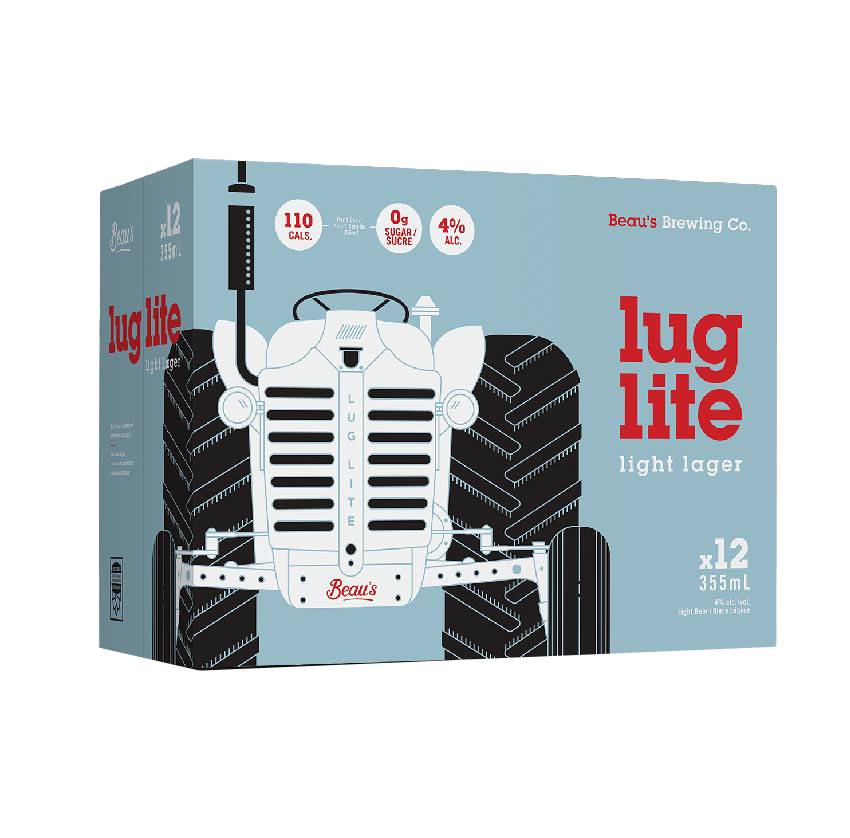 Beau'S Lug Lite Lager  (12 Cans, 355ml)