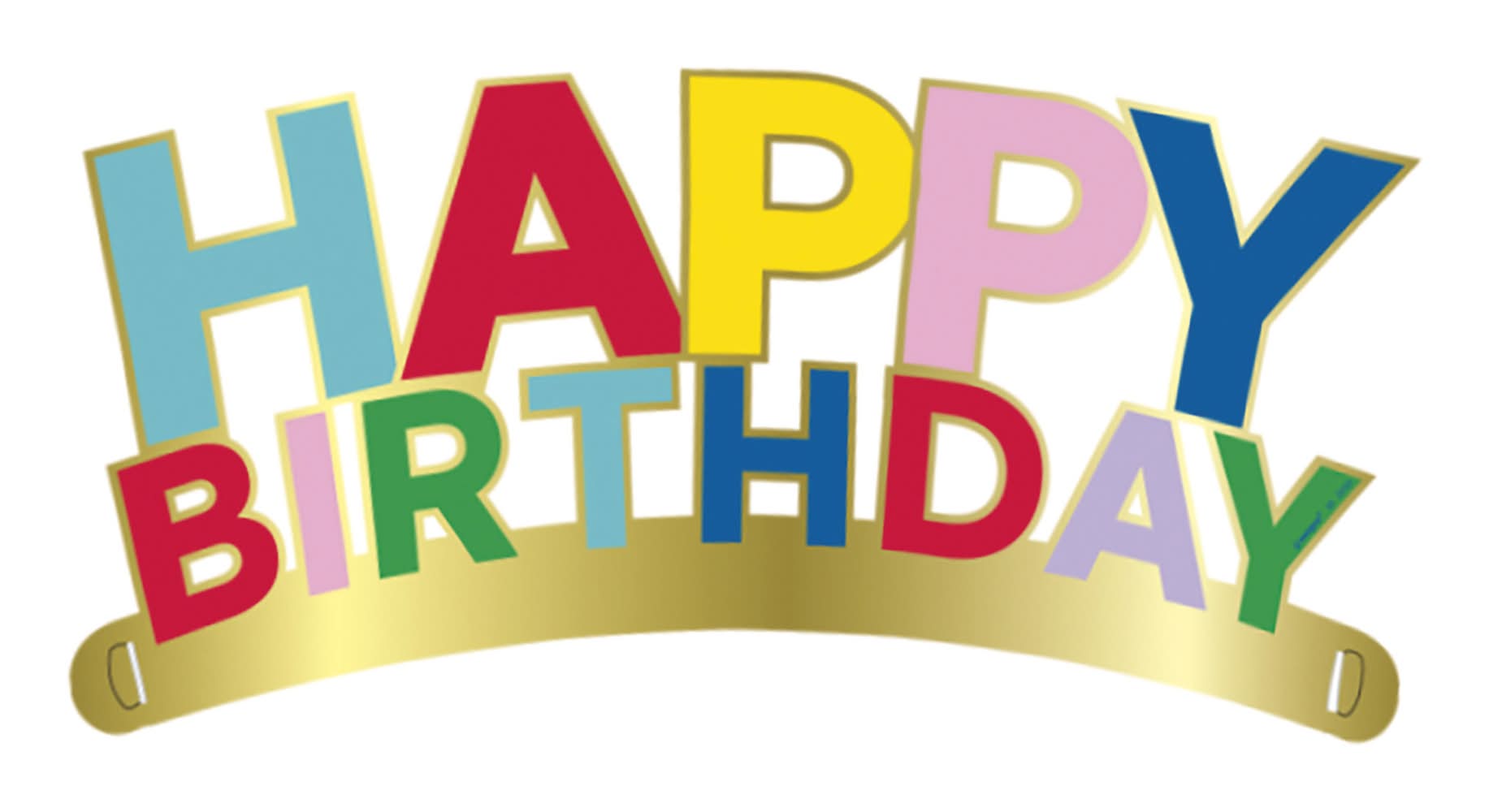 'Happy Birthday' Paper Headband