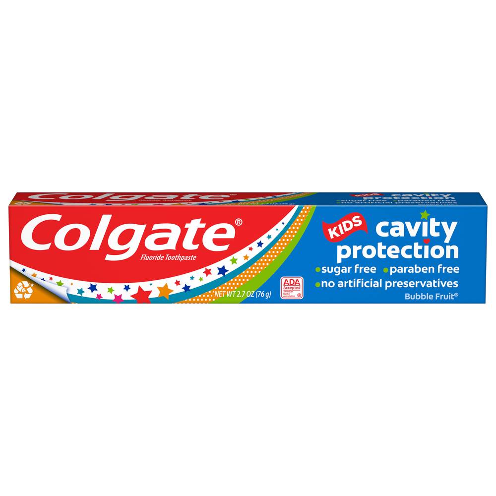 Colgate Kids Cavity Protection Toothpaste Bubble Fruit (2.7 oz)