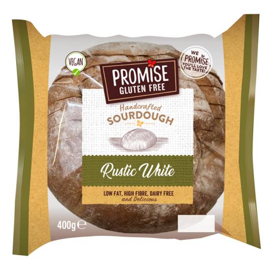 Promise Gluten Free Handcrafted Sourdough Rustic White (400g)