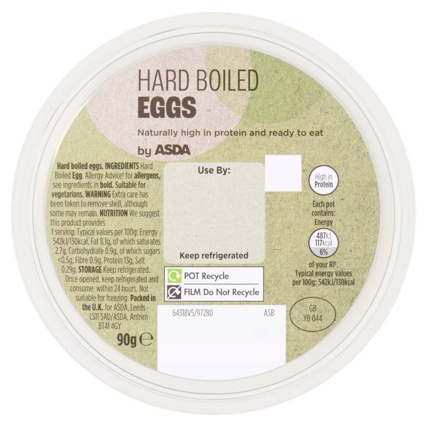 Asda Hard Boiled Eggs