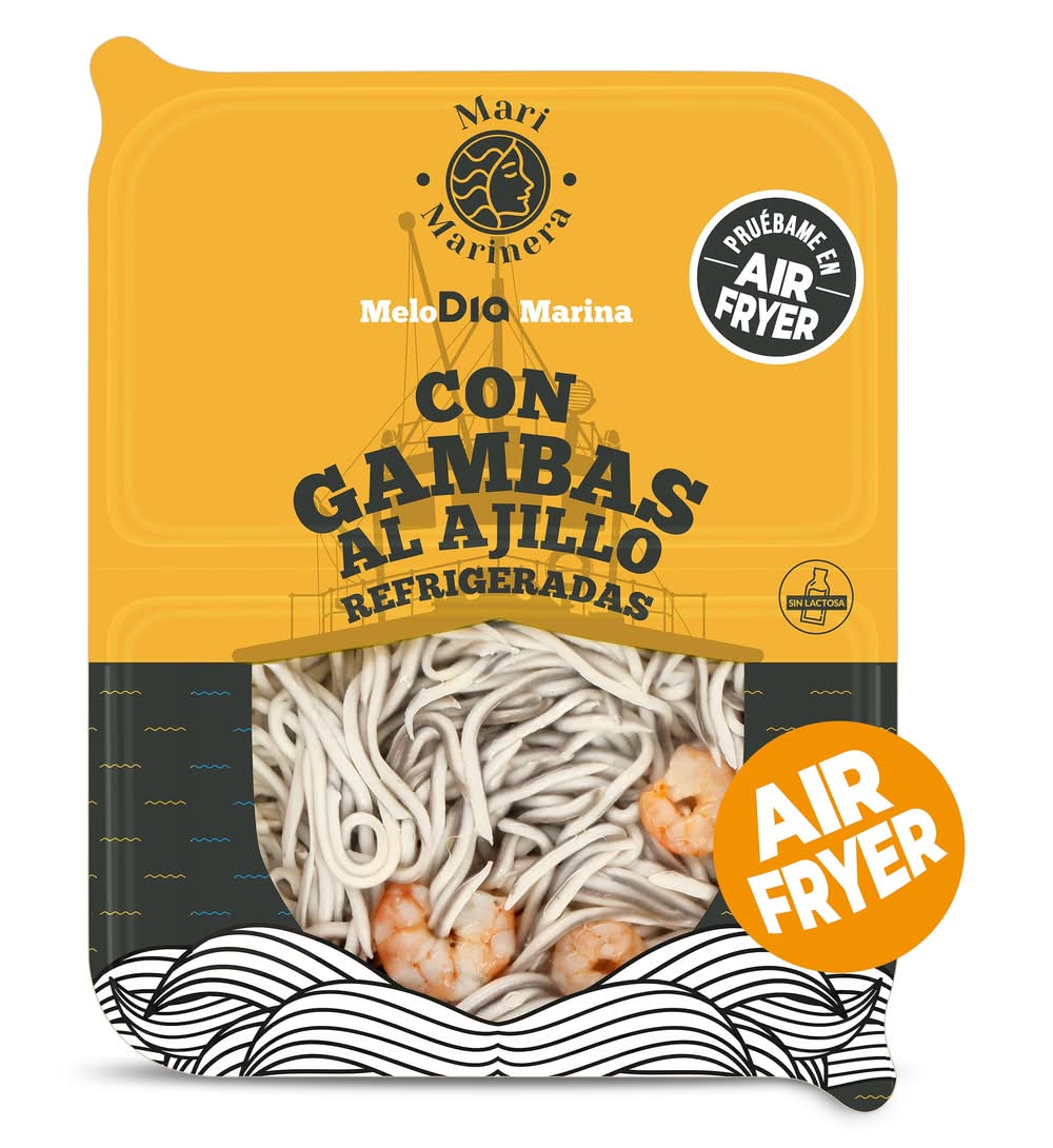 Sucedáneo De Angula Con Gambas Refrigerado Mari Marinera De Dia Bandeja 200 G