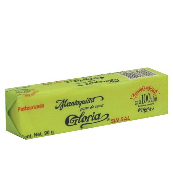 Gloria · Mantequilla sin sal (90 g)