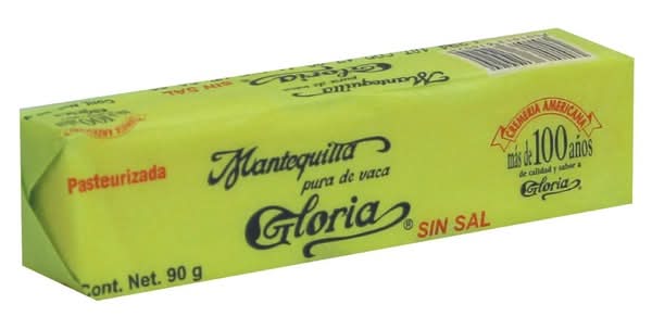 Gloria · Mantequilla sin sal (90 g)
