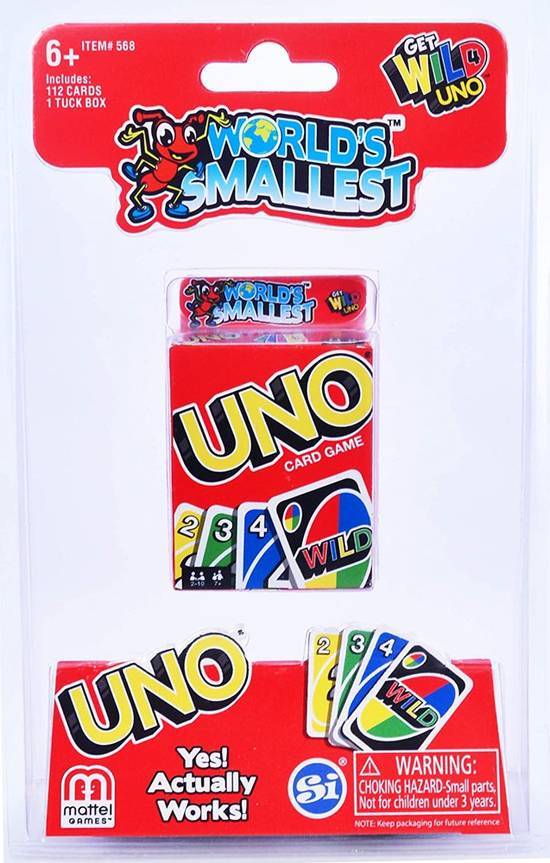 Mattel Games World's Smallest Uno (1pc)