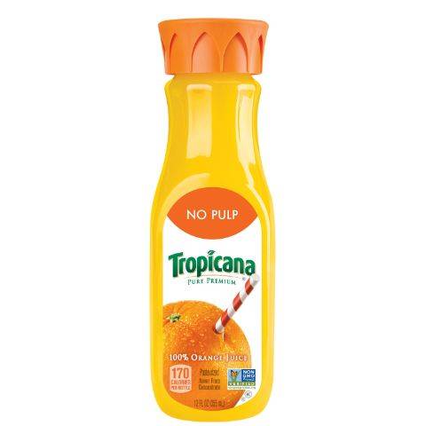 Tropicana Orange Juice, No Pulp 12oz