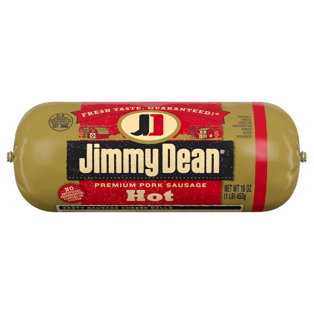 Jimmy Dean Hot Premium Pork Sausage (1 lbs)